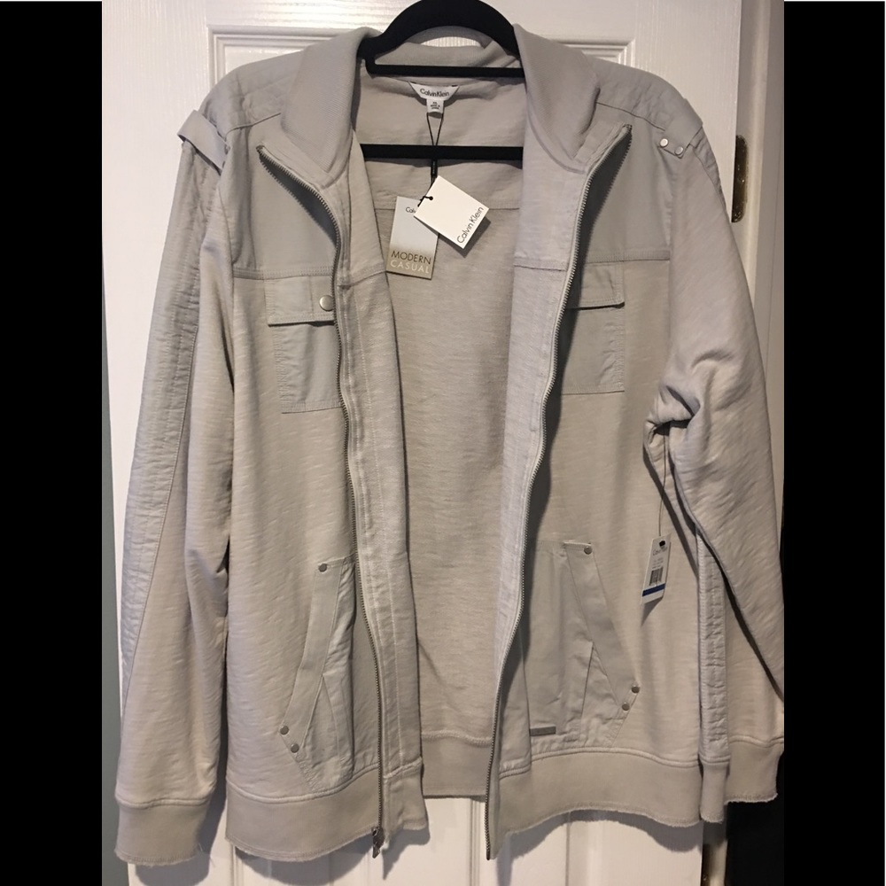 Calvin Klein Modern Casual Zip Up Jacket